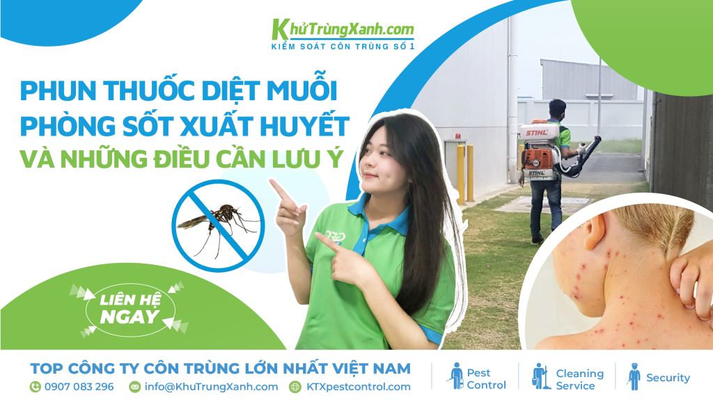 phun thuốc diệt muỗi