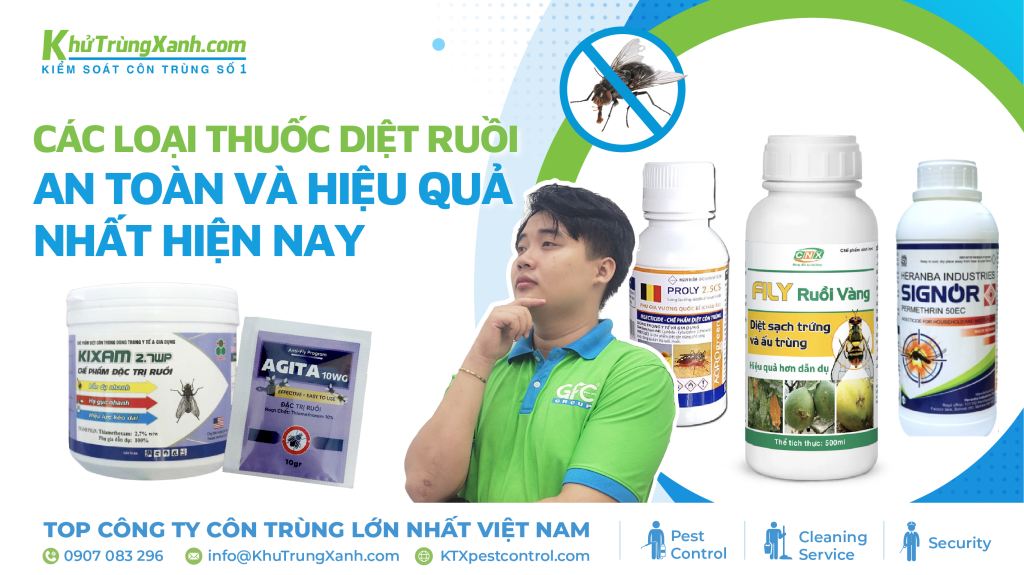 các loại thuốc diệt ruồi