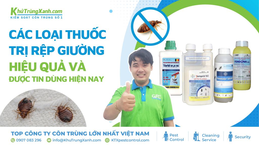 các loại thuốc diệt rệp giường