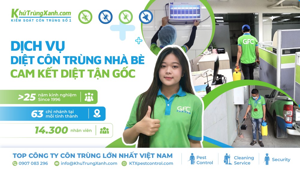 dịch vụ diệt côn trùng tại nhà bè