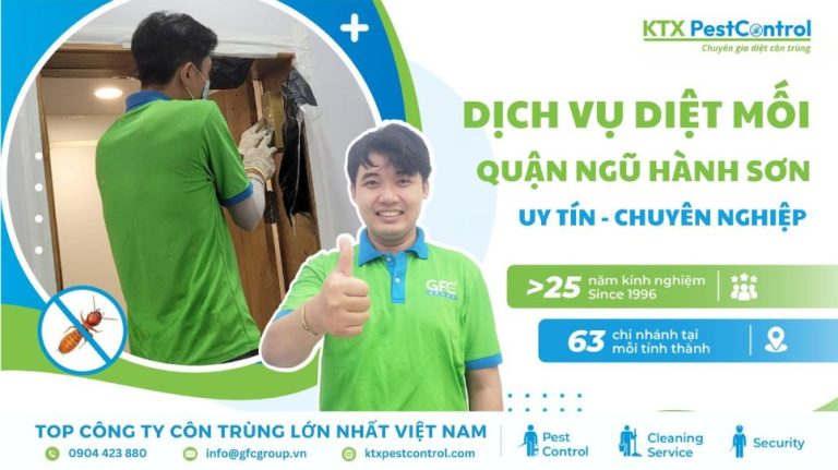 Dịch vụ diệt mối quận Ngũ Hành Sơn uy tín, chuyên nghiệp