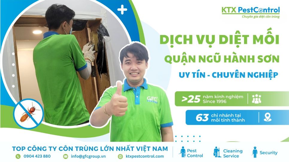 Dịch vụ diệt mối quận Ngũ Hành Sơn uy tín, chuyên nghiệp