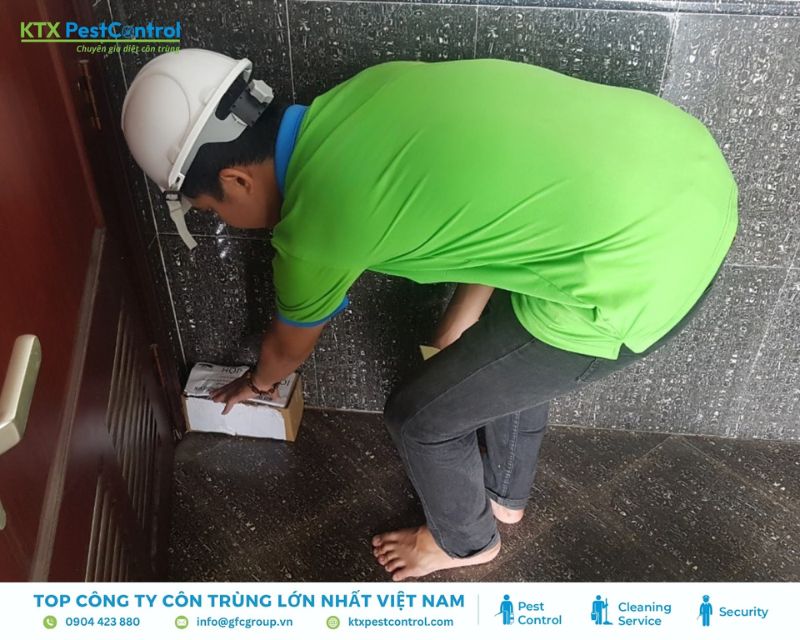 Kỹ thuật viên kiểm tra hiệu quả xử lý