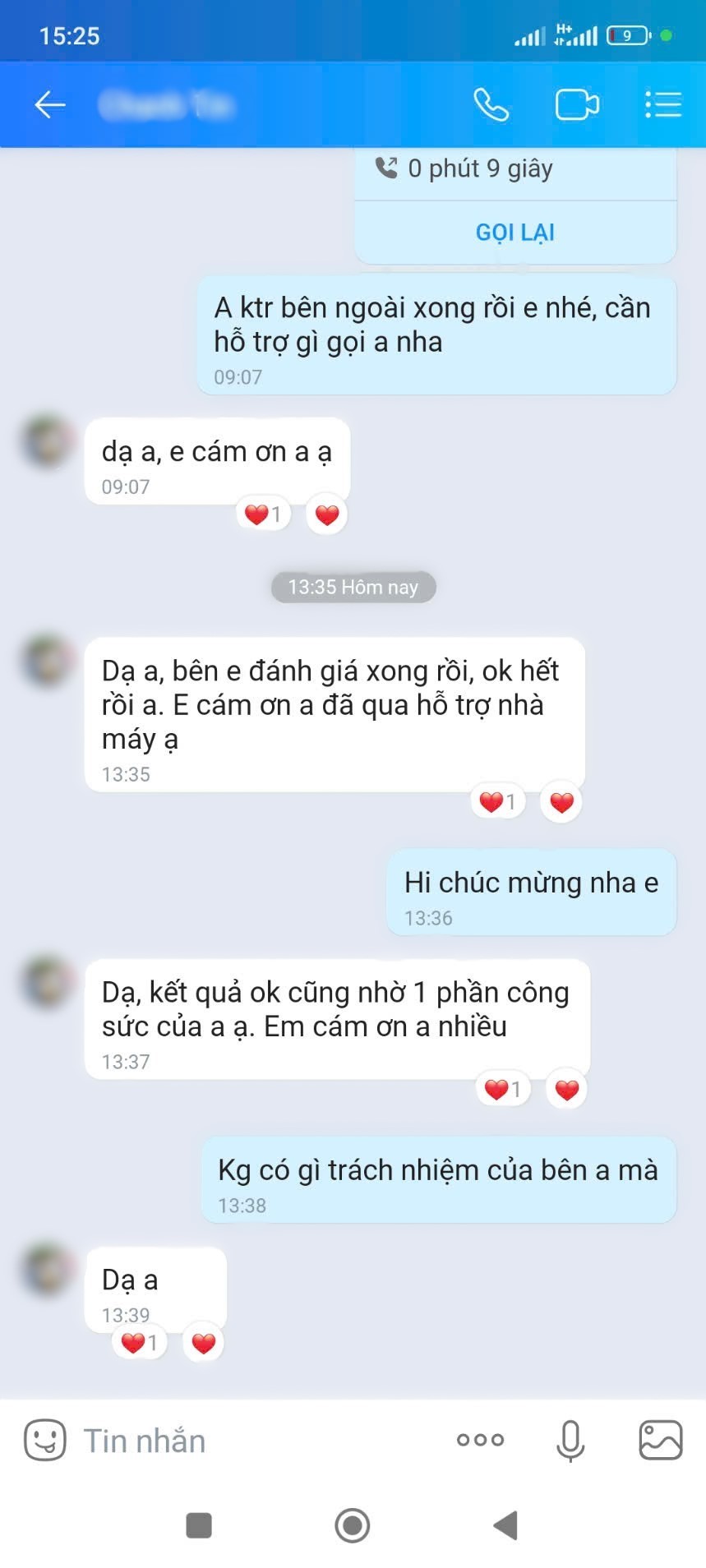CAM ON CUA KH HOANG SON