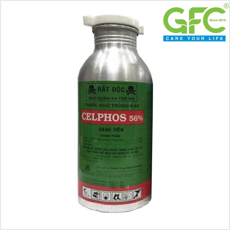 Thuốc khử khuẩn, khử trùng kho CELPHOS 56%