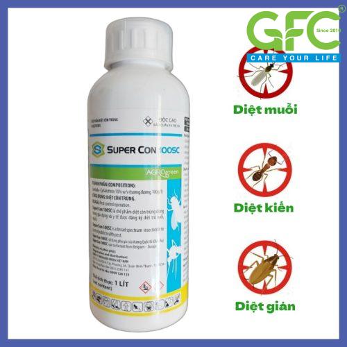 Thuốc diệt muỗi và côn trùng Super Con 100SC